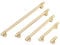 DONGSHUAI Pack of 8 Furniture Handles, Kitchen Handles, Stainless Steel Cabinet Handles, Modern Zinc Alloy Black Rose Gold Vintage Door Handles for Kitchen Cabinets,128mm