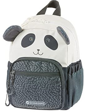 Schneiders Kids Mini Rucksack Panda – Kindergartenrucksack für Jungen & Mädchen – 6L, Leicht, Ergonomisch, Recyceltes Material