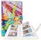 HIYQIN 3-Inch Instax Polaroid Photo Album,96 Pocket Mini Photo Album Book for 2x3 Inch Fujifilm Instax Mini 12 11 9 8 8+ 7s 25 70 90 Instant Camera Film,Colorful Instax Mini Album (Colorful)