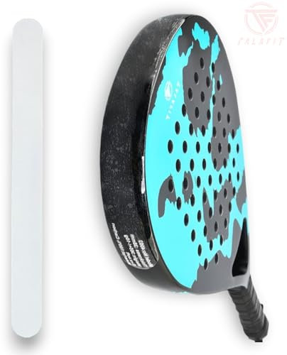 TALAFIT Protector Pala de Padel Transpartente - Acabado Liso - Máxima protección - 397 mm x 37mm… (1 Protector)