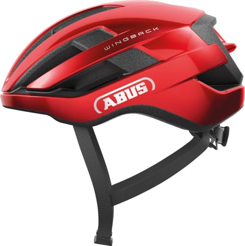 ABUS Rennradhelm WingBack – einfacher Roadhelm für sportliches Fahren im Alltag und in der Freizeit – für Erwachsene und Jugendliche