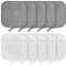 PHOGARY 10 Stück Mikrofaser Abschminktücher Waschbar, Bebe Abschminktücher Mikrofaser Hypoallergene Microfaser Reinigungstücher für das Gesicht Makeup Entferner Tuch 11.8 x 5.9 inches