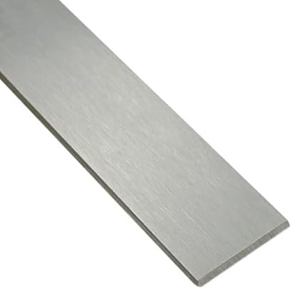 Flachstahl 40 x 8 mm geschliffen, Länge 1000 mm Edelstahl V2A 1.4301 VA A2 Flach Flachprofil Flachmaterial geschliffen 1 Stück
