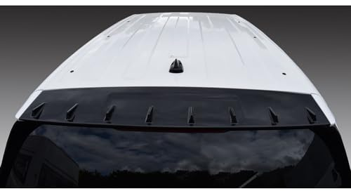 RGM SF450 Heckspoiler Hinten Kompatibel mit VW ID. Buzz Bus | kompatibel mit Volkswagen ID.Buzz 2022- (Bus/Cargo) (Modelle mit Heckklappe) - Schwarz (ABS)
