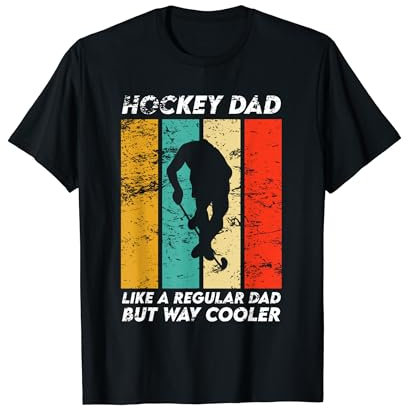 Hockey Dad Like A Regular Dad Cooler Vintage Vatertag T-Shirt