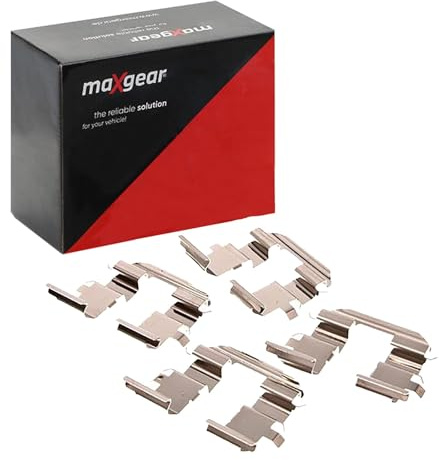 Maxgear 27-2532 Zubehörsatz, Scheibenbremsbelag hinten | 27-2532 Kompatibel mit i10 I (pa),micra IV (K13K, K13KK),Picanto I (sa)