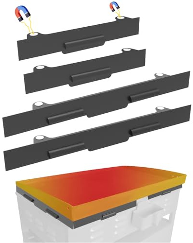 Koutemie Magnetischer Windschutz von Blackstone Windschutz, 55,9 cm, 4 Stück