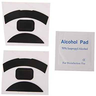 2Set Mouse Skates Feet Pads Mouse Feet Sticker For Razer-Deathadder Mouse Black Curved Edges Mouse Feet Mouse Feet Mats Pad Gaming Replacement Keyboard Foot Pads Dust Covers Replace