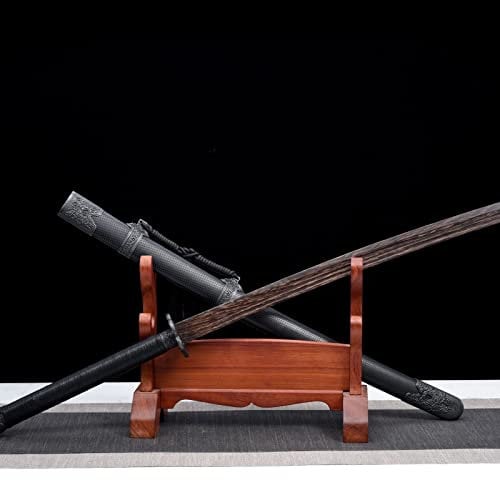 AILEMIY Samurai-Schwert Iaido-Holzschwerter,handgefertigtes Katana aus Palisanderholz mit Scheide,Cosplay,Film- und Fernsehaufnahmen,Halloween-Requisiten,Bokken-Übungswaffe