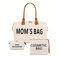 Generic Moms Bag, Wickeltasche, Reisetasche 3er Set (Beige)