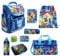 Familando Transformers Schulranzen 1. Klasse für Jungen und Mädchen · ergonomischer Tornister · Jungs Schultaschen-Set (9-teilig mit Sporttasche)