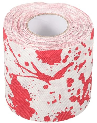Halloween Party Toilettenpapierrolle mit Blutspurenmuster, 1 Rolle