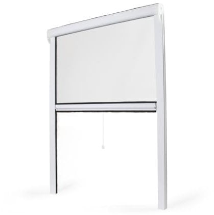 Moustiquaire enroulable fenêtre PVC (L150cm x H160cm)
