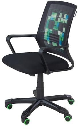 phoenix group Minecraft Bürostuhl, Kunststoff, Schwarz, 92-111,5
