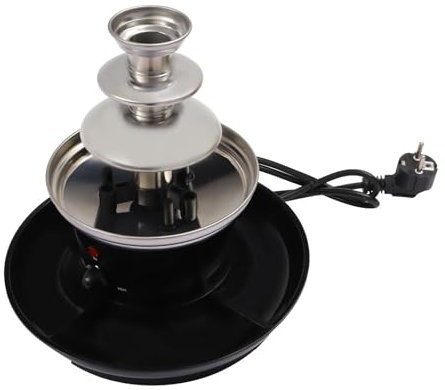 40W Fontaine à chocolat électrique en Acier Inoxydable Fondue au Chocolat Fontaine à chocolat