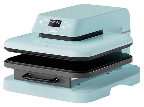 Auto Heat Press, 15X 15 Smart T Shirt Press Machine with Double Tube Heating, Heats Up To 210°C (410°F), 4 Fast Modes and Auto-Off Feature, 360° Even Ironing for Iron On HTV Vinyl