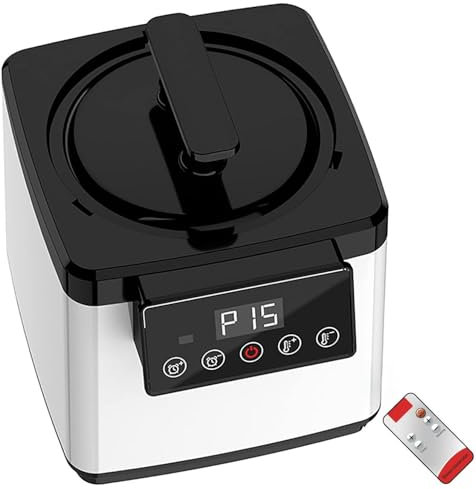 Cuiseur vapeur portable de 2,6 L, générateur de vapeur 1000 W avec télécommande et boîte à herbes pour la maison, le spa, la douche