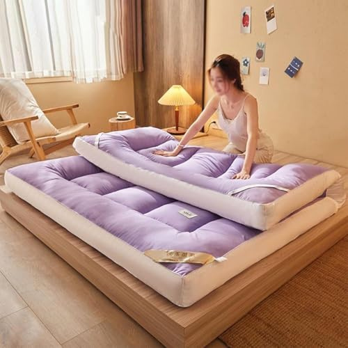 MIAOXIAO Japanische Bodenmatratze Dicke Futon Matratze Tatami-Matte Liegenunterlage Faltbare Rollmatratze Jungen Mädchen Schlafsaal Matratzen,3,180x200cm/71x79inch