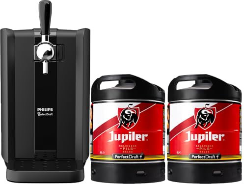 Pack Tireuse à bière PerfectDraft Black + 2 fûts - Idée cadeau (Jupiler)