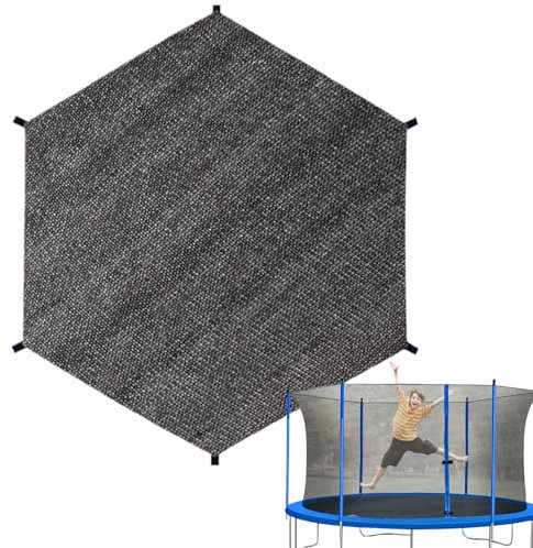 Trampolin Sonnenschutz Abdeckung, Trampolins Sonnenschutznetz, Sonnenschutz Trampolin Zelt Abdeckung, Multifunktionales TrampolinSchutzwerkzeug Für Picknicks, Hinterhöfe,Ø 244cm,6 Pole