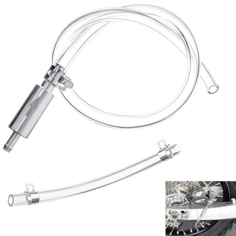Bremse Entlüften Schlauch Kit für Motorrad & Auto, Bremsenentlüftungsrohr, Kupplung Bremsschlauch, Rückschlagventile & Schläuche, Hydraulischer Bremsenentlüfter Kit für Motorräder, Autos & Fahrräder