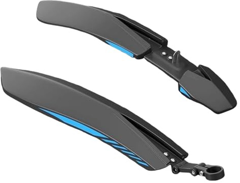 Generisch Fahrrad Schutzblech – 24/26/27,5 Zoll Verstellbares Vorder- & Hinterrad Schutzblech Set | n Mudguard Für Mountainbike, Rennrad & Citybike | Leichtes Pp Fahrrad Schutzbleche Set Für Regen