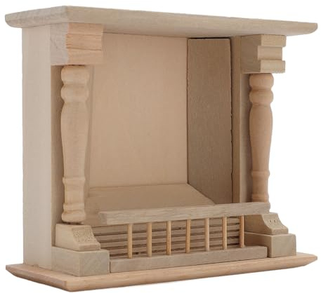 Generic Camino per Casa delle Bambole in Legno in Scala 1:12 Attraente Decorazione per Casa delle Bambole in Miniatura per Soggiorno