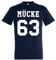 TRVPPY Herren T-Shirt Modell Mücke 63 - Navyblau M
