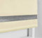 Feathers & Linen CHILD SAFE EASY FIT THERMAL BLACKOUT SOLAR DIAMANTE TRIM ROLLER BLIND 165 cm DROP (Natural, 120 cm (48) Width)