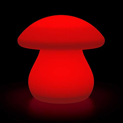 SolarCentre® Shimmer Guirlande lumineuse d'extérieur à énergie solaire avec télécommande et changement de couleur Champignon 23 cm