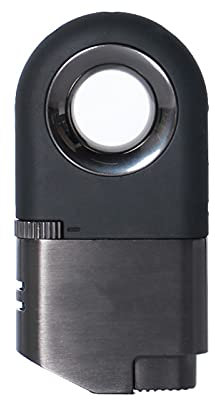 Antiviento Gas para Mecheros Chorro Cigarros Encendedor Gas Mechero Ajustable Barbacoa Encendedor de Cocina Camping BBQ Negro