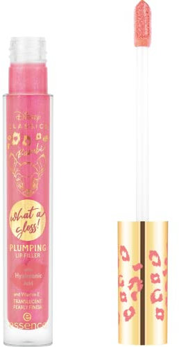 essence Disney Classics Bambi what a gloss! PLUMPING LIP FILLER, Nr. 01 Fall in love, pink, glänzend (4,2ml)