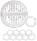 Trapflex Haarsieb/Haarfilter + 10x Haarfänger (Kompatibel mit Tempoplex Ablaufgarnitur Modellnummer 6961, 6962, 6963 ersetzt Teilenummer 582951/6961.96)