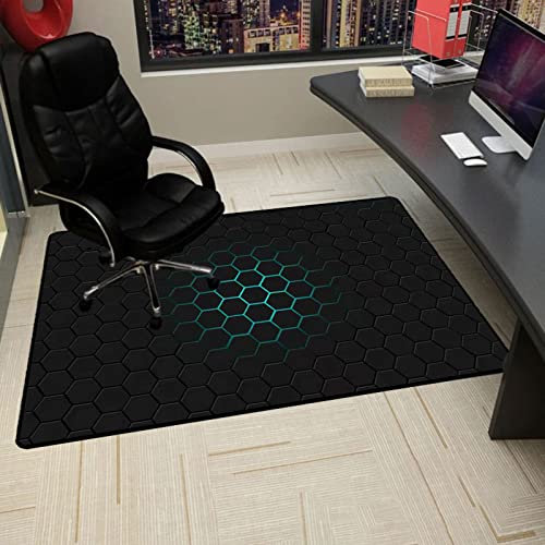 ZQUAL Gaming Chair Mat - 80x120CM, Office Desk Mat, Non-slip Hard Floor Protector