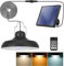 Bellanny Solarlampen für Außen, 3000K/4000K/6500K Solar Hängelampe, IP65 Wasserdicht Solarleuchte Aussen, 5m Kabel Solarlampe Hängend mit Fernbedienung Solarschuppenlichter für Garten Balkon Terrasse