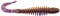 Berkley PowerBait Curly Bones Fishing Soft Bait, Peanut Butter and Jelly, 4