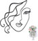 Comioke Torten Topper, Torten Deko, Deko Gesicht, Deko Torte, Cake Topper Acryl, Tortendeko Schwarz, Acryl Cake Topper, Kuchendeko Geburtstag Frau, Face Art, Kuchen Deko Schwarz