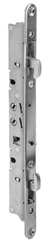 Serrure à mortaise multi-points avec plaque frontale de 27,9 cm pour porte coulissante en verre | Fixe et répare le loquet de serrure à mortaise de porte coulissante | Serrure à mortaise à 2 points de
