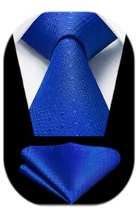 Enlision Krawatte für Herren mit Einstecktuch Set Einfarbig Blau Herren Krawatte für Hochzeit Seide Gepunktet Herren Krawatten mit Taschentuch für Formelle Business Geschäfte Halloween,Gelb