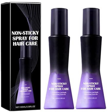 Erfrischendes Voluminöses Leave In Spray, Nicht Klebendes Spray für Haarpflege, Leave-in Refreshing Volume Non-Sticky Spray for Hair Care, Airy Pomade Spray, Fluffy Volumizing Hair Spray (2 Stück)