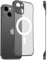 FAOMSEBS for iPhone 15 Plus MagSafe Case (Borderless Translucent Matte) [Bare Metal Feel][Strong Magnetic] Slim Case for 6.7'' Black Phone