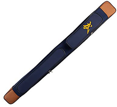 VAYEODEYU Schwerttasche, Schwerttasche Doppelschichtig – Tragende multifunktionale Waffentasche for Kampfsport-Kung-Fu-Taichi-Schwert,Rot,118(Blue)
