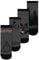 Harry Potter Socken für Herren - Hogwarts Männer Sneaker Strümpfe Grau/Schwarz (4er Pack) (DE/NL/SE/PL, Numerisch, 43, 46, Regular, Regular, Grau/Schwarz)