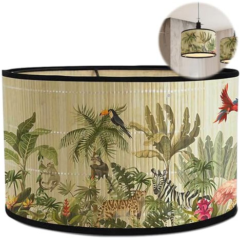 Hengrongshen Lampenschirm Hängelampe, Durchmesser 30cm, Lampenschirme für Tischlampe, Heimdekoration, Lampenschirm Stehlampe für Tisch, Boden und Hängelampen (Hellgrün)