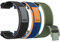 Kamita [3Pezzi] Cinturini Sportivi in Nylon per Garmin Vivoactive 6 5, Cinturino Sportivo Regolabile per Uomo Donne, Elastico Trail Loop Watchband per Venu/Forerunner (Nero+Verdemilitare+Blumilitare)