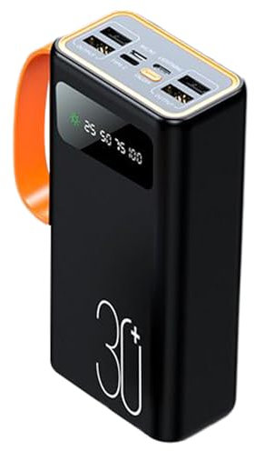 Solar Power Bank 26800Mah - Chargeur solaire portable avec 4 sorties | Pack batterie externe étanche pour appareils et USB | Chargeur de téléphone solaire en charge rapide pour