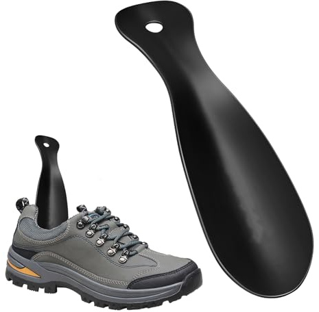 Chausse Pied Metal,Chausse-Pieds Long Pieds Chaussures Manche,Aide Chaussage à Bottes Chaussepied,Durable Chaussé Crochet Elargisseur Surchaussures,Moins Résistance Surchaussure,pour Voyage Sneakers