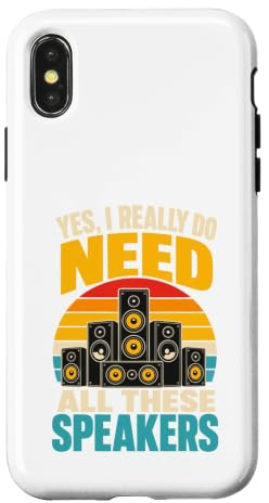 Audio Tech Speaker Sound Engineer Case for iPhone X/XS