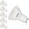 Aigostar GU10 LED 8W Reflektor Warmweiss 3000K 640 Lumen 120 Abstrahlwinkel Milchglas 5er Pack Ohne Quecksilber/Merkur