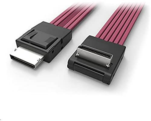 Intel Cable SFF-8611 straight to right angle 530mm